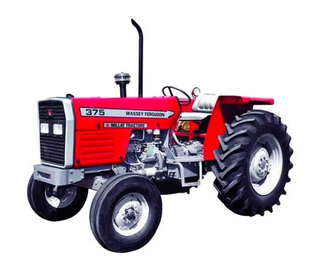 Довольно используемый трактор Massey Forguson/Подержанный 375 ТРАКТОР Forguson MF доступный с сельскохозяйственными орудия.