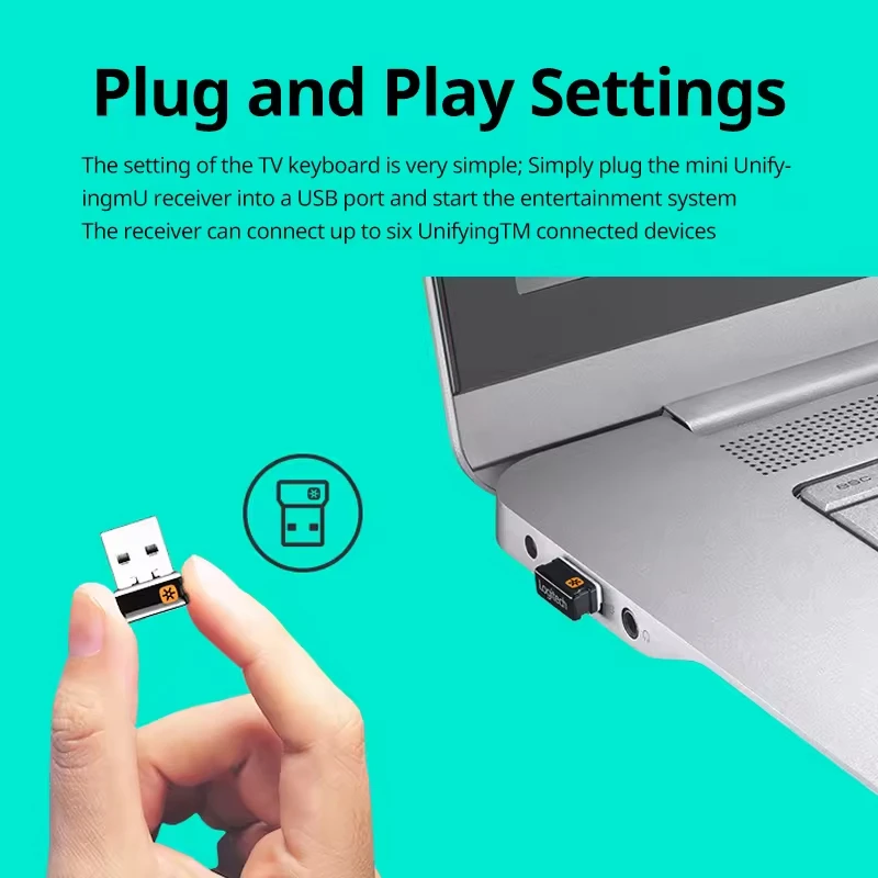 Custom Russian Logitech K400 plus Ergonomic Office Pc Phone Mobile Switches RGB Computer Laptop Tablet Touch Wireless Keyboard