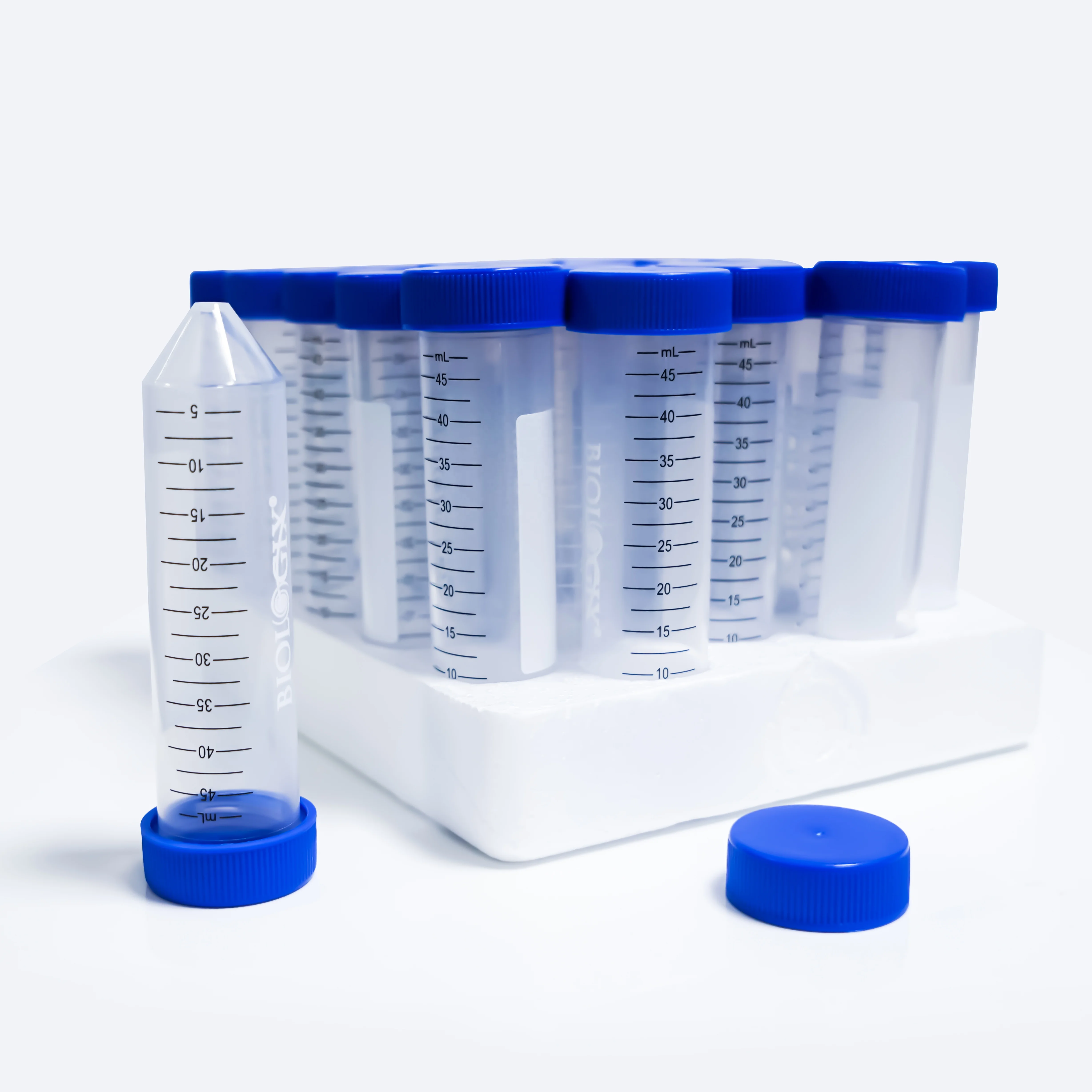Центрифужные трубки Biologix, винтовая пробка на верхней центрифужной трубке для лаборатории