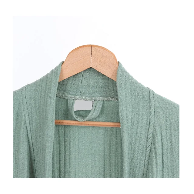 Top quality comfortable robe Women long fleece bathrobe terry 100%cotton bath robe for home hotel Hot sales High quality