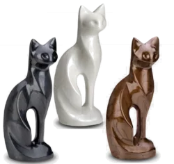 Stanley Hot Trending Bronze Cat Cremation Urn American Style Metal Urn for Adult Ashes Best Quality Aluminium Pet Memorialurn