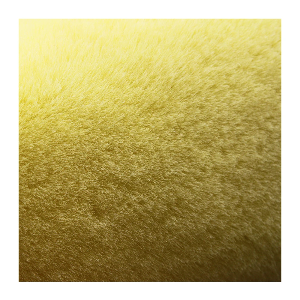 Изготовленный на заказ высококачественная искусственная ткань из искусственного меха кролика 17 мм Роскошная длинная куча 80% акриловая 20% полиэстер сплошное окрашивание