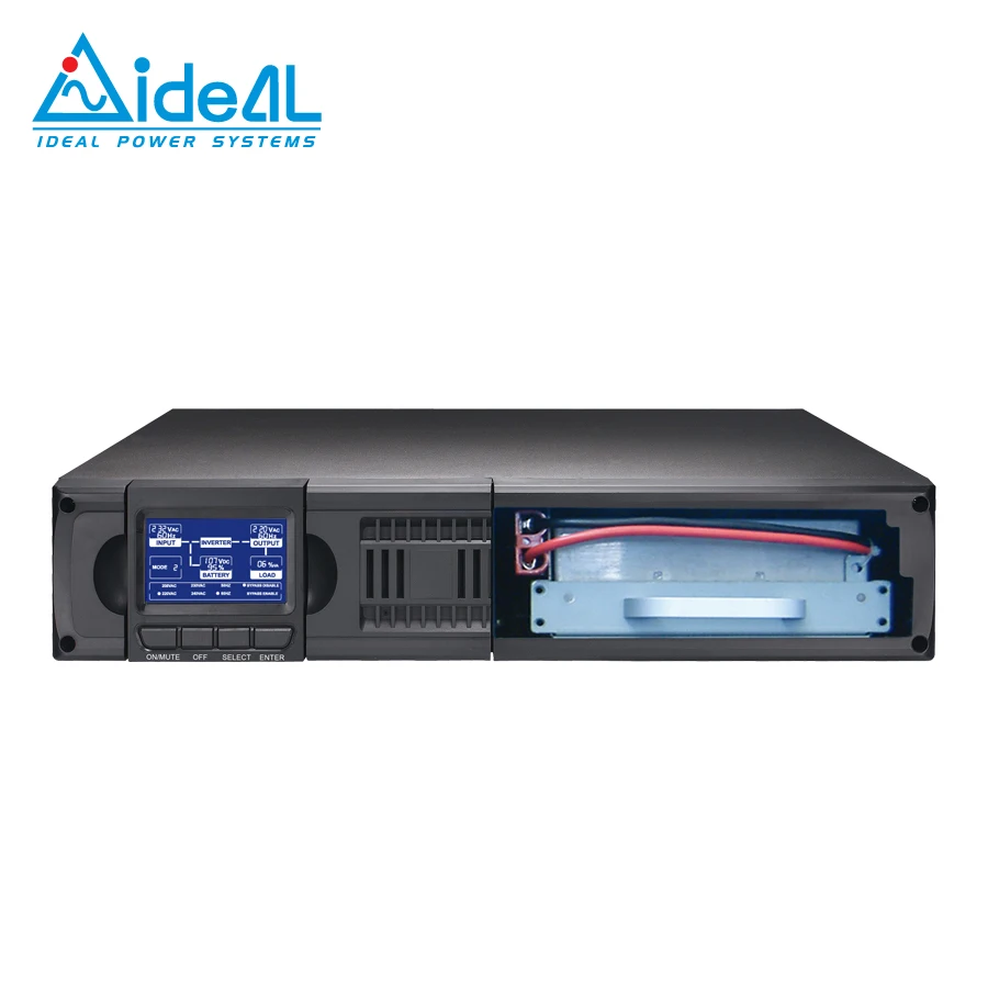 Online UPS 1000VA LCD rackmount for server center HV