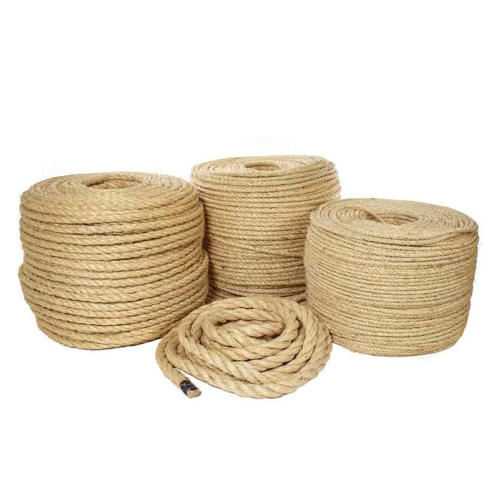Ecofriendly Natural Best Quality Export Oriented Wholesale Cheap Price New Arrival 8 MM To 45 MM Jute Rope From Bangngladesh