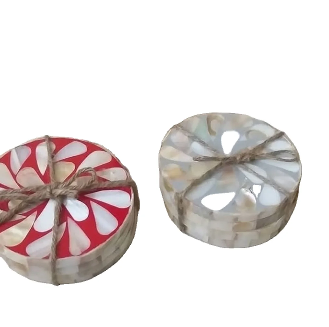 DECORATION ACCESSORIES nice coasters pads mat kitchen accessories easy Wooden and Epoxy Resin marble Coaster table ware