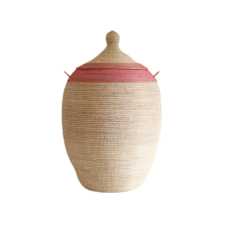 Wholesale wicker ecofriendly material modern style woven seagrass basket household stackable for home storage & organization