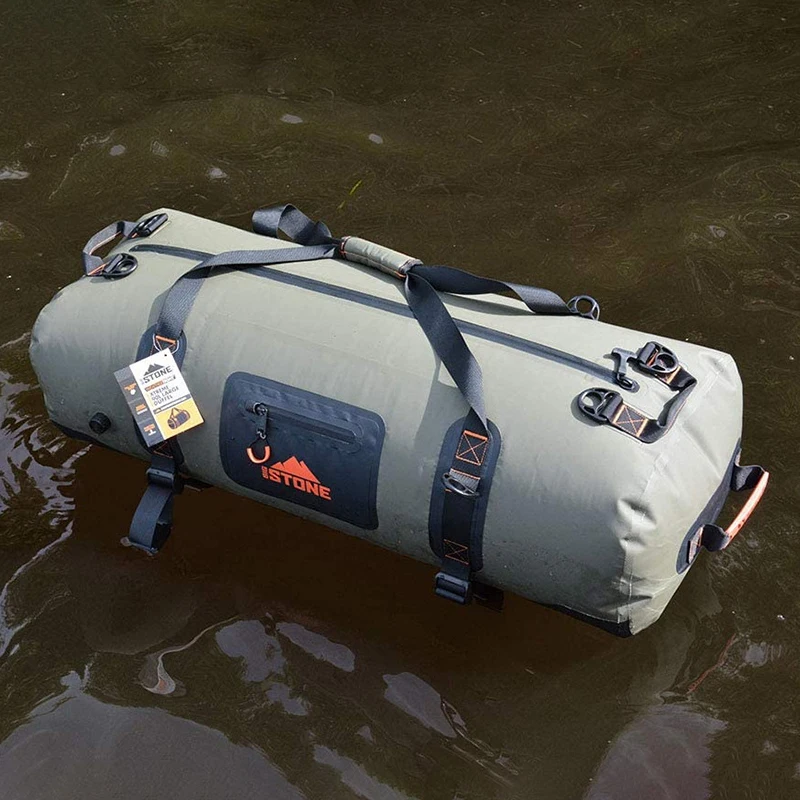 Водонепроницаемая сухая сумка для хранения 70 л, прочный вместительный водонепроницаемый рюкзак, непромокаемый спортивный рюкзак для тренажерного зала, рюкзак