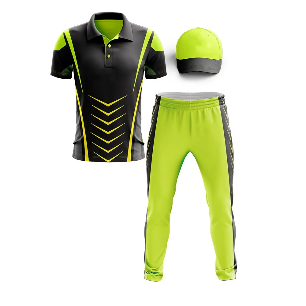 2024 Top Quality Custom New Design Cricket Jersey Trousers Cricket Uniform Sublimation Cricket uniform with custom size and logo