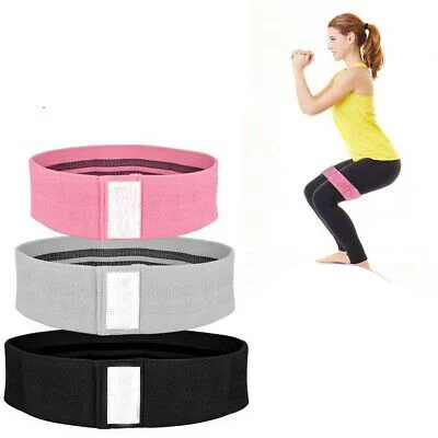 Hot sale fabric cotton booty hip circle resistance fitness bands glute elastic
