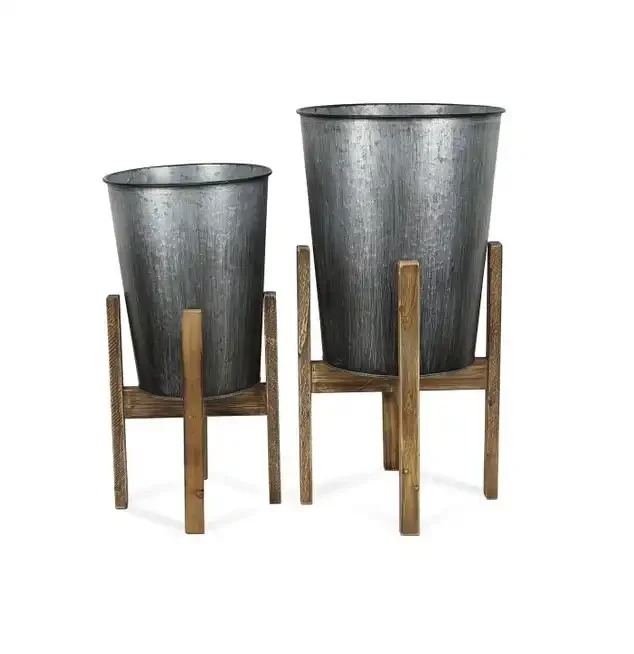 Wholesale Supply Hammered Elegant Metal Planter Stands Enhance Your Home and Garden for Worldwide Supply from India