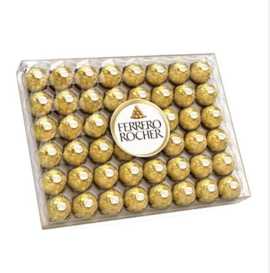 Ferrero Rocher 12 штук премиум-класса молочный шоколад фундук/Ферреро-рочер темный фундук