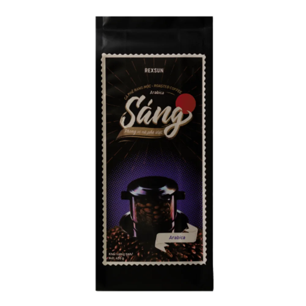 100% ARABICA Coffee beans Roasted at Medium Dark level, best price coffee beans for export from Vietnam Supplier Rexsun Brand