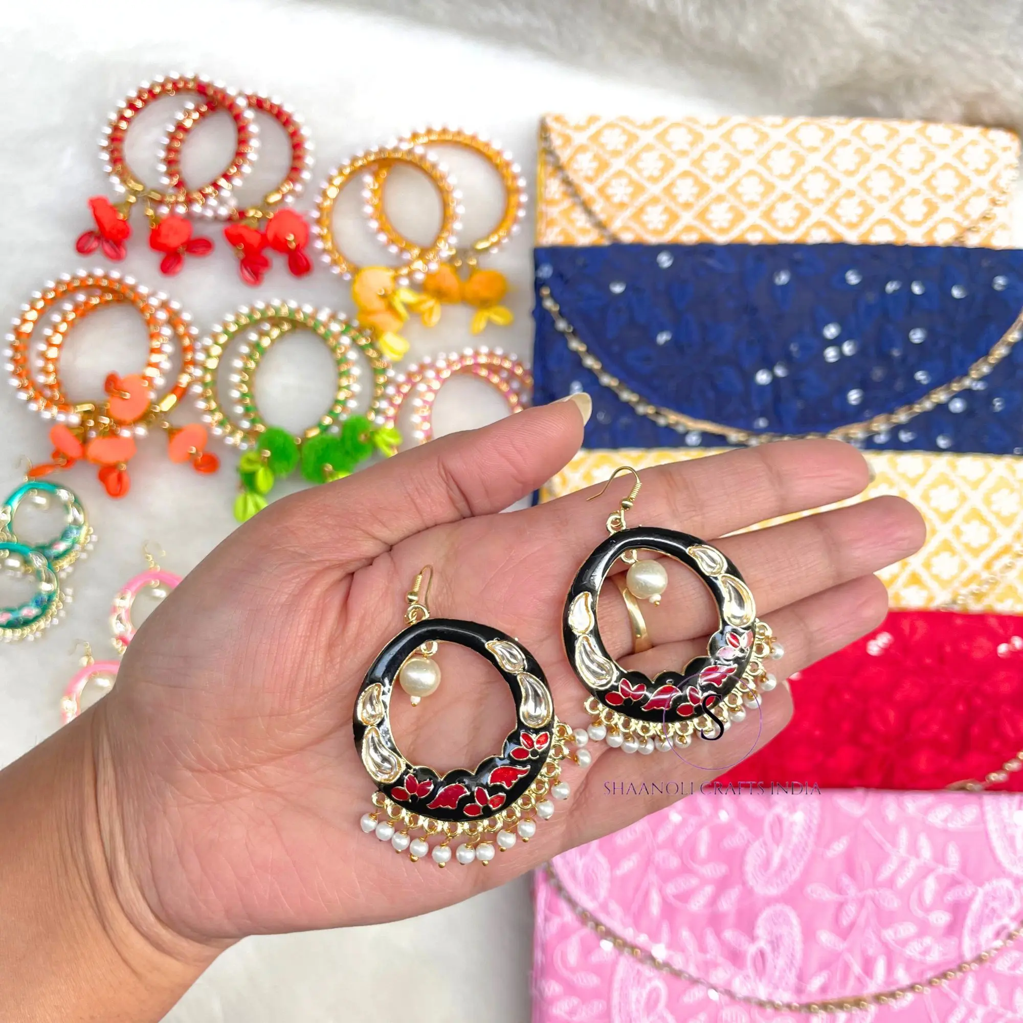 Small Color Full Decorate Your Car Handmade Cotton Cord Ethnic Embroidered Bangles Handmade 100% Designer Bangles for Wedding