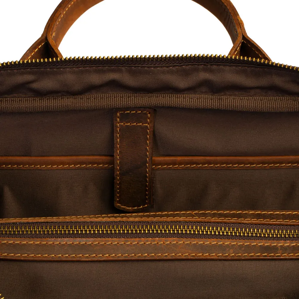 Leather Briefcase For Laptop New Design Laptop Bag High Quality Cheap Doctor Style Bag Customized Laptop Bags