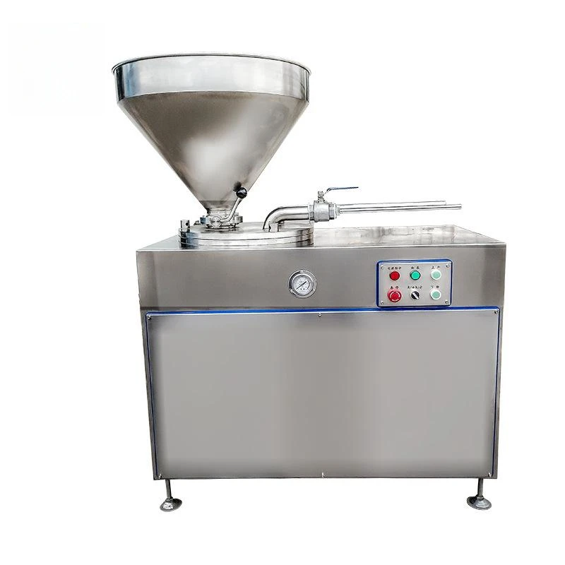 2.2KW Double Tube Sausage Making Machine Automatic Multipurpose Chicken Pork Sausage Grinder Sausage Filling Machine