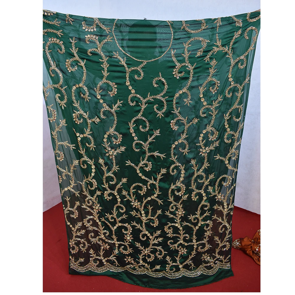 Somali  Dirac Set  Fabric Luxurious Top Classical Crystal Beads  Beaded Fabric Buy At Best Price