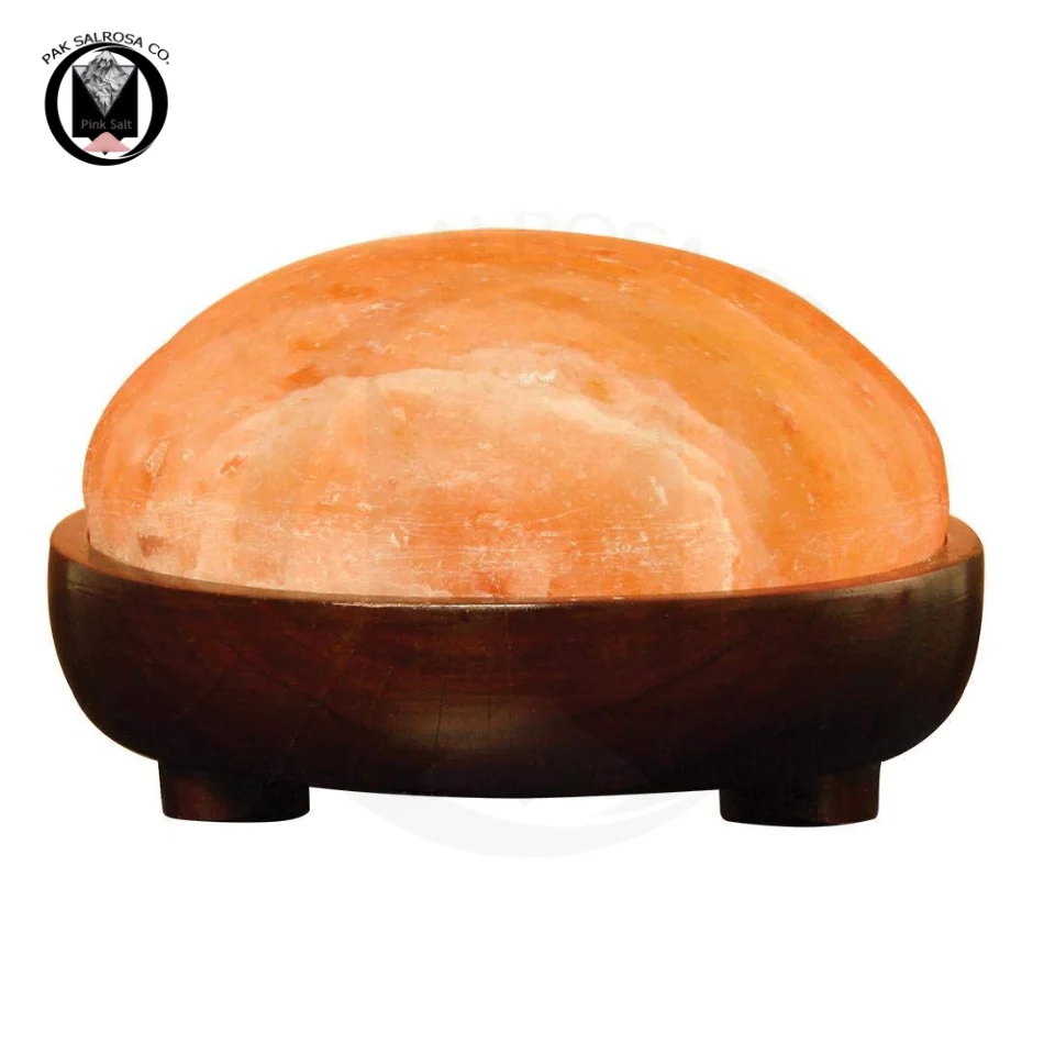 Pak Salrosa & Co Himalayan Salt Fancy Ball Lamps Light and Dark Pink Refined Solid & Naturally Detoxifying