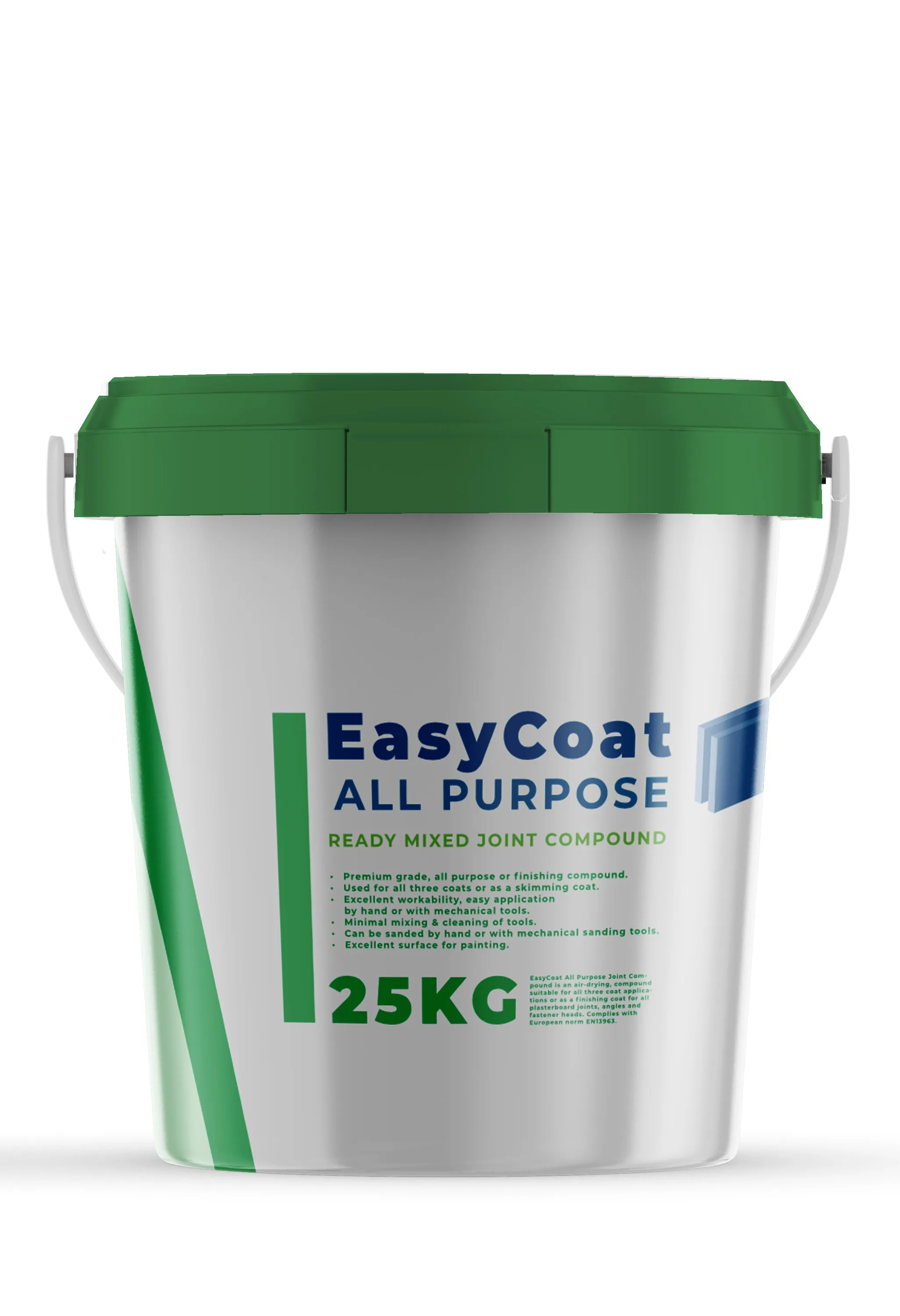 17L EasyCoat Ready Mixed Joint Compound For Gypsum Board Plasterboard Interior Wall Trockenbau