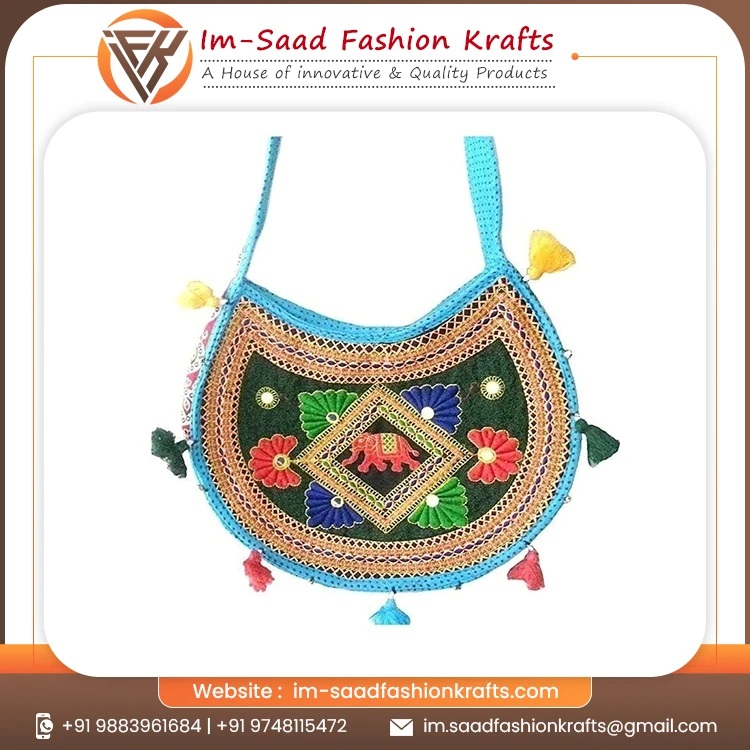 Gifting Product Buy Medium Size Handmade Sling Bags Online From India
