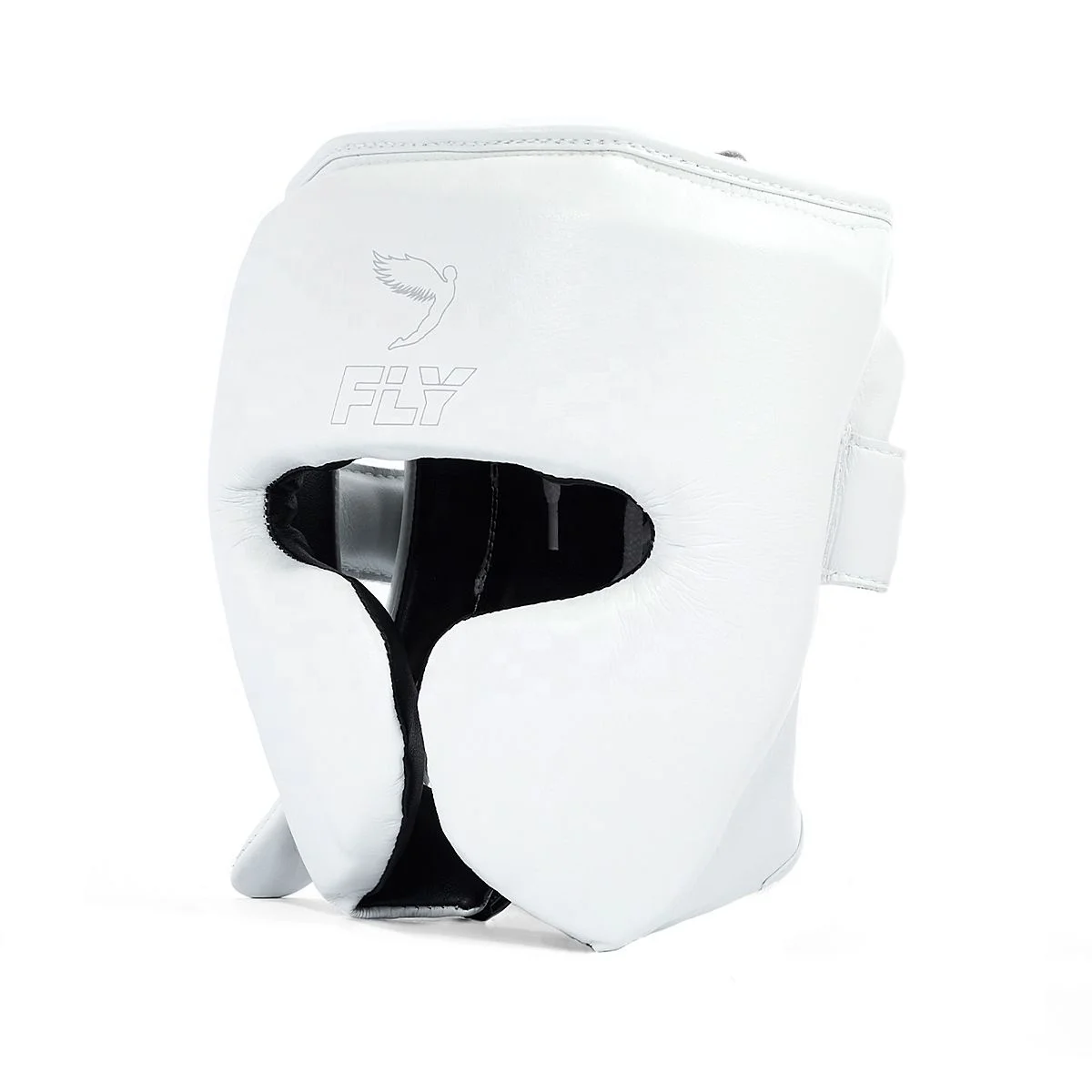 Hot Selling Adjustable Professional Boxing Training Fly Head Guard Customized Genuine Leather Face Protection Boxing Head Gear