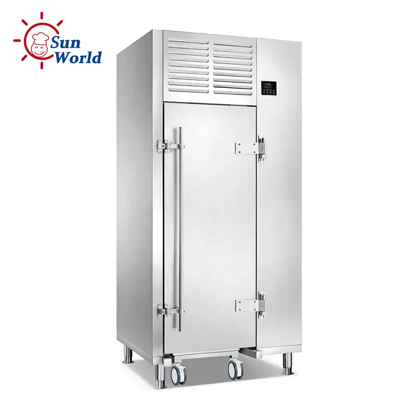 30Pan Commercial Industry Meat Seafood Fridge Frozen Blast Chiller Freezer Tunnel Trolley Shock Freezer for Fish