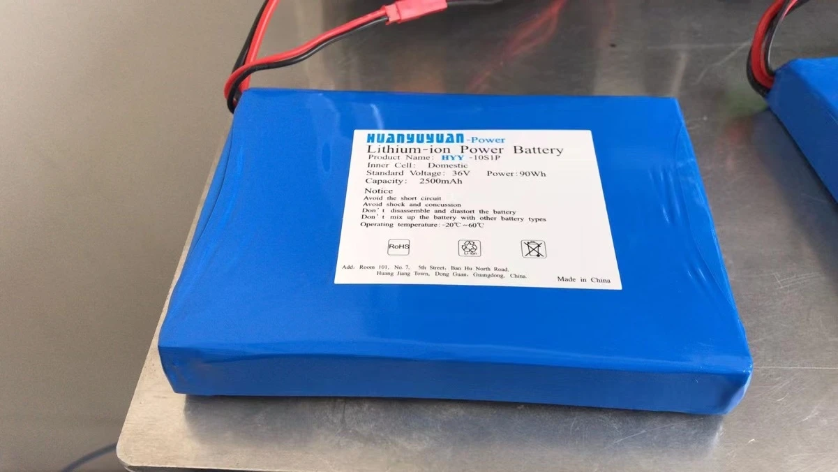 37V Battery 2500mAh & Chinese& 18650 Li-ion battery pack of electric longboard battery cell