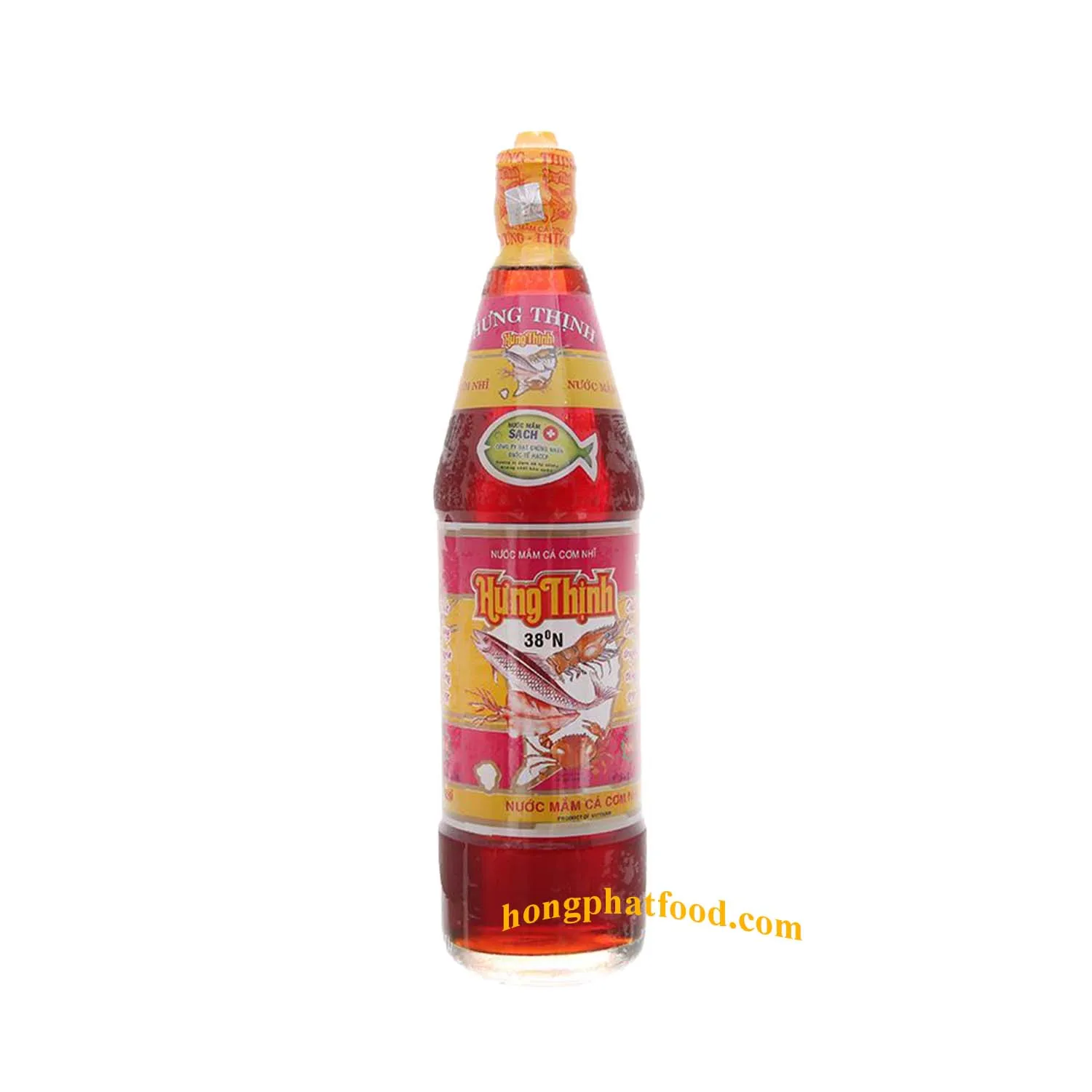 Hot sale Vietnam Sauce Hungg Thinh 38N Fish Sauce glass bottle 750ML cheap price Wholesale Delicious seafood sauce ready to ship