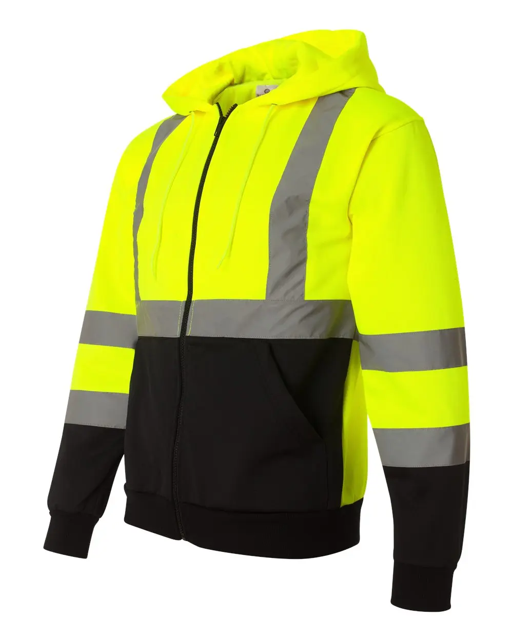 New design Wholesale Traffic polices wear safety garment reflective hoodie unisex
