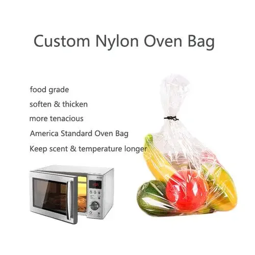 Factory Price Whole Sell Food Grade FDA BRC Medium Mutilpurpose Heat Resistant Nylon Turkey Oven Bag