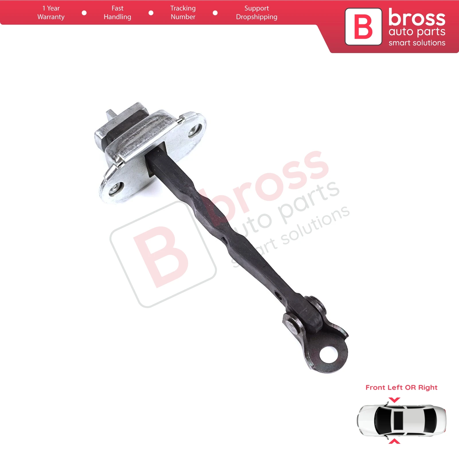 BDP1383   Front Door Stop Check Assy Limiter Strap for Toyota C-HR MK1 X1 AX10 AX50 2016-2024 68610F4030