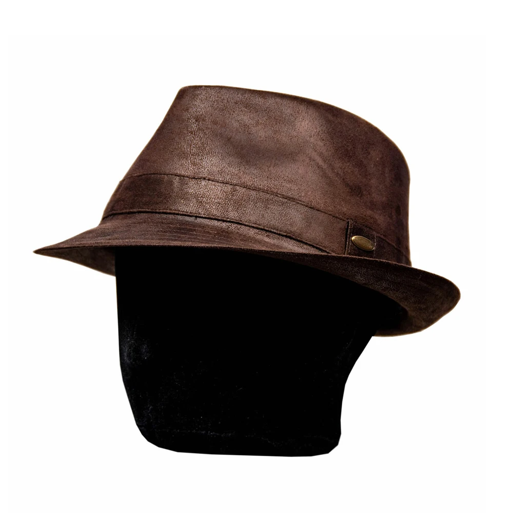 New Custom Western Cowboy Men Outdoor Sunhat leather Cowboy Hats Vintage style Leather Women Hat | Genuine leather hats