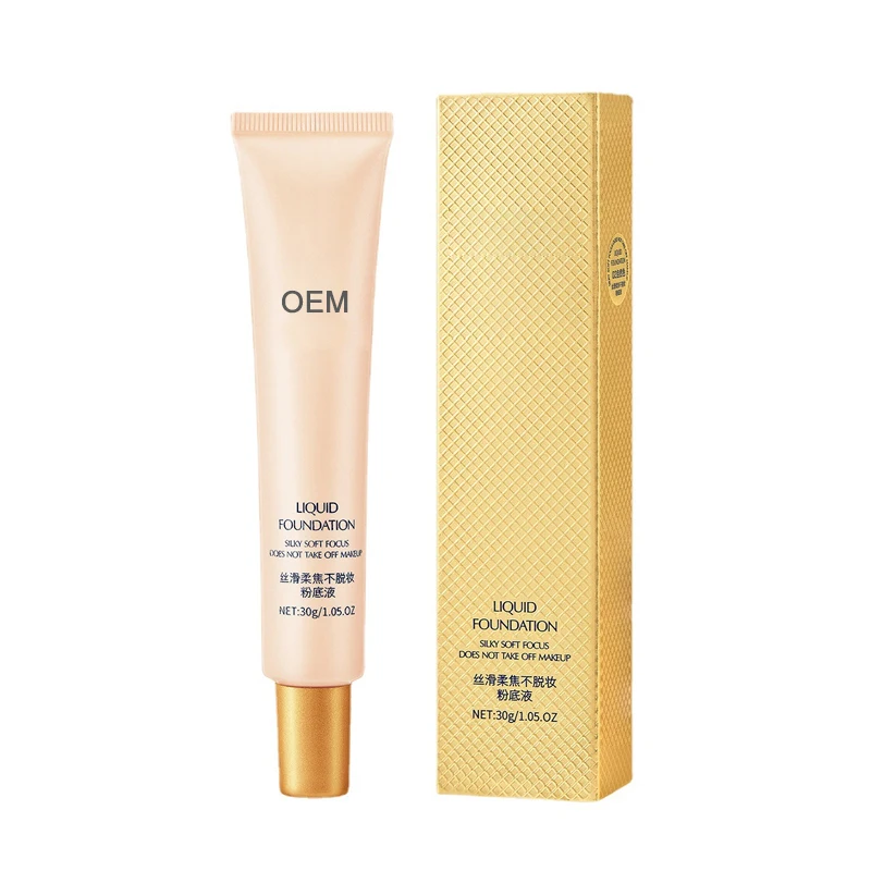 Guangzhou Foundation Supplier Custom Hd Makeup Long Wear Serum Based Foundation Private Label Matte Foundation For Oily Skin