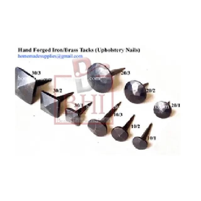 High Quality Handmade Forged Medieval Style Vintage Shoe Nail Wrought Black Iron Nail Wood Crafts Door Furniture Decorative