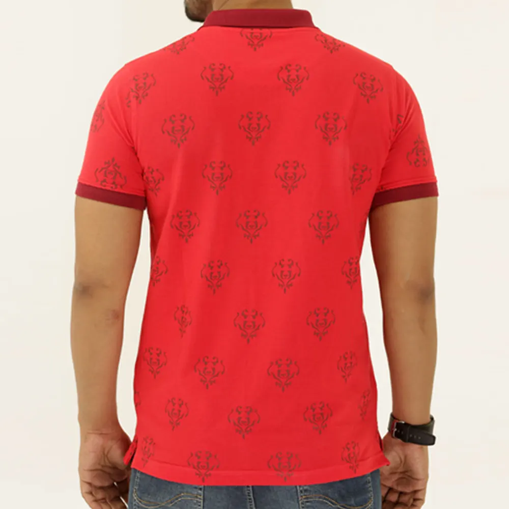 Breathable Sweat Polo Shirt Relaxed Standard Fit with 2-Button Placket Performance Golf Polo Shirt