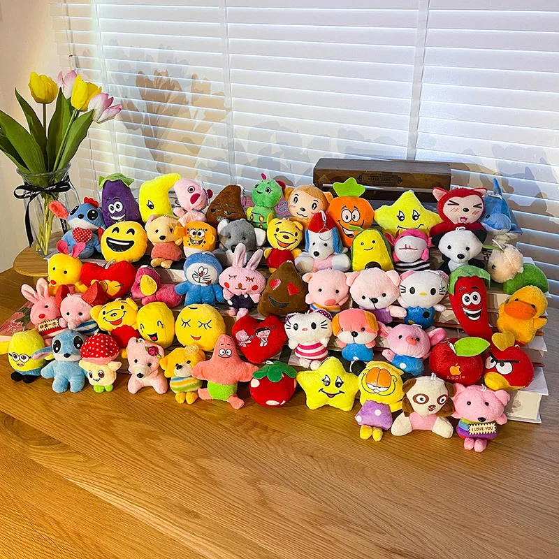 2022 Creative custom10cm plush doll animal claw machine doll wedding gift stuffed animal toy for crane machine