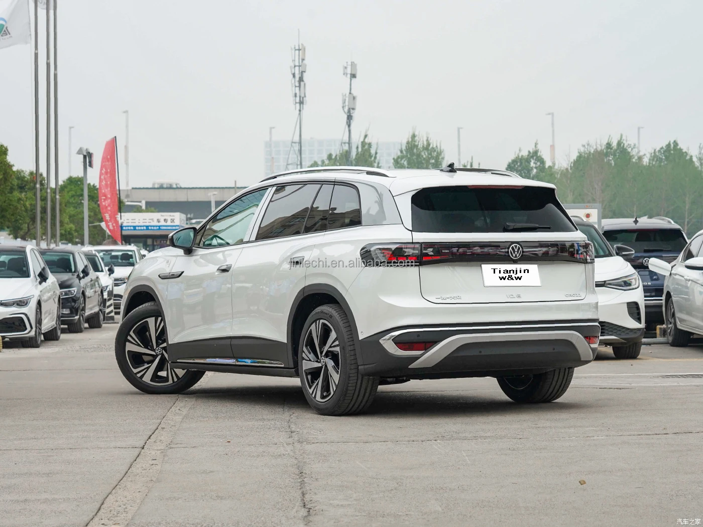 ID.6 Crozz Lite Pro electric cheap moped car electric vehicle SUV in Stock in Dubai