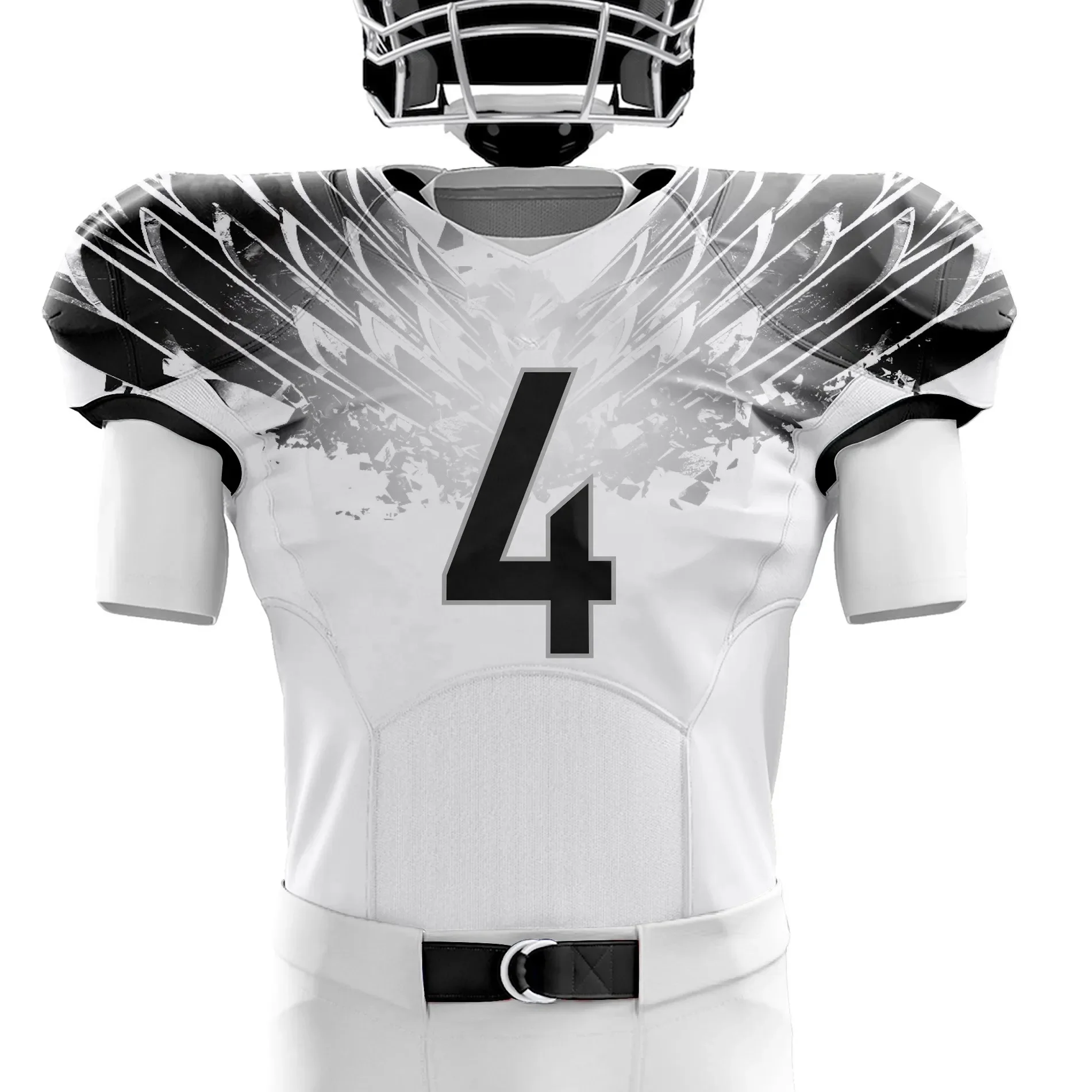 New Quality Sublimation Designs Football Shirts Custom Team Sports Stitched American Football Uniform Jerseys and Pants