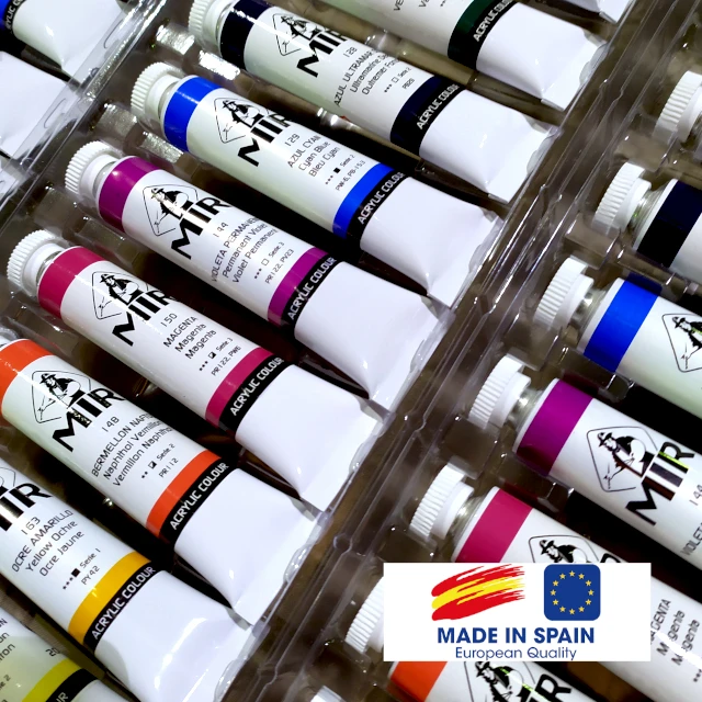 Wholesale Premium Quality Extra Fine Acrylic Oil Painting Pigment Made in Spain for Canvas Glass Paper Medium