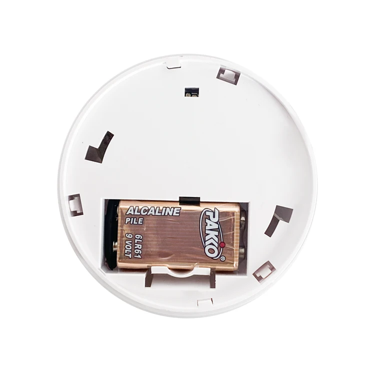 DC 9V battery fire certificated smoke detectors factory direct sell