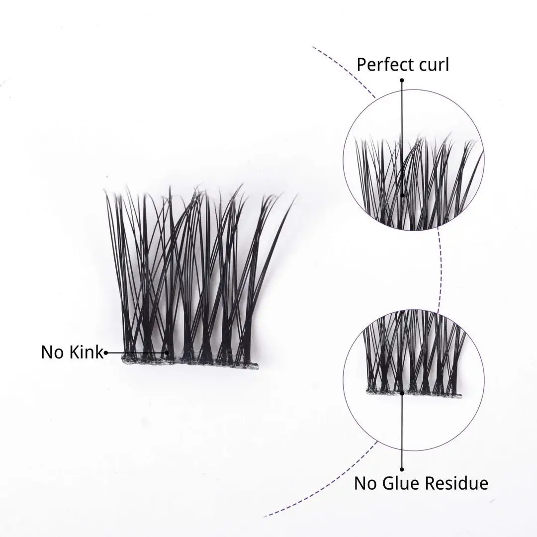 Private Label Beauty Products DIY Segment Cluster Lash Trays Eyelash Extensions
