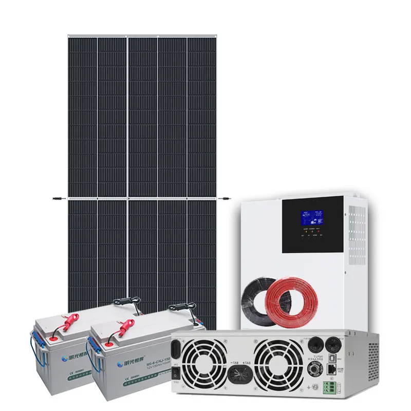 china Off Grid hybrid suncell panels 1mw 5kw 10kw 15kw Soler Power energy System Solar Home Fitting