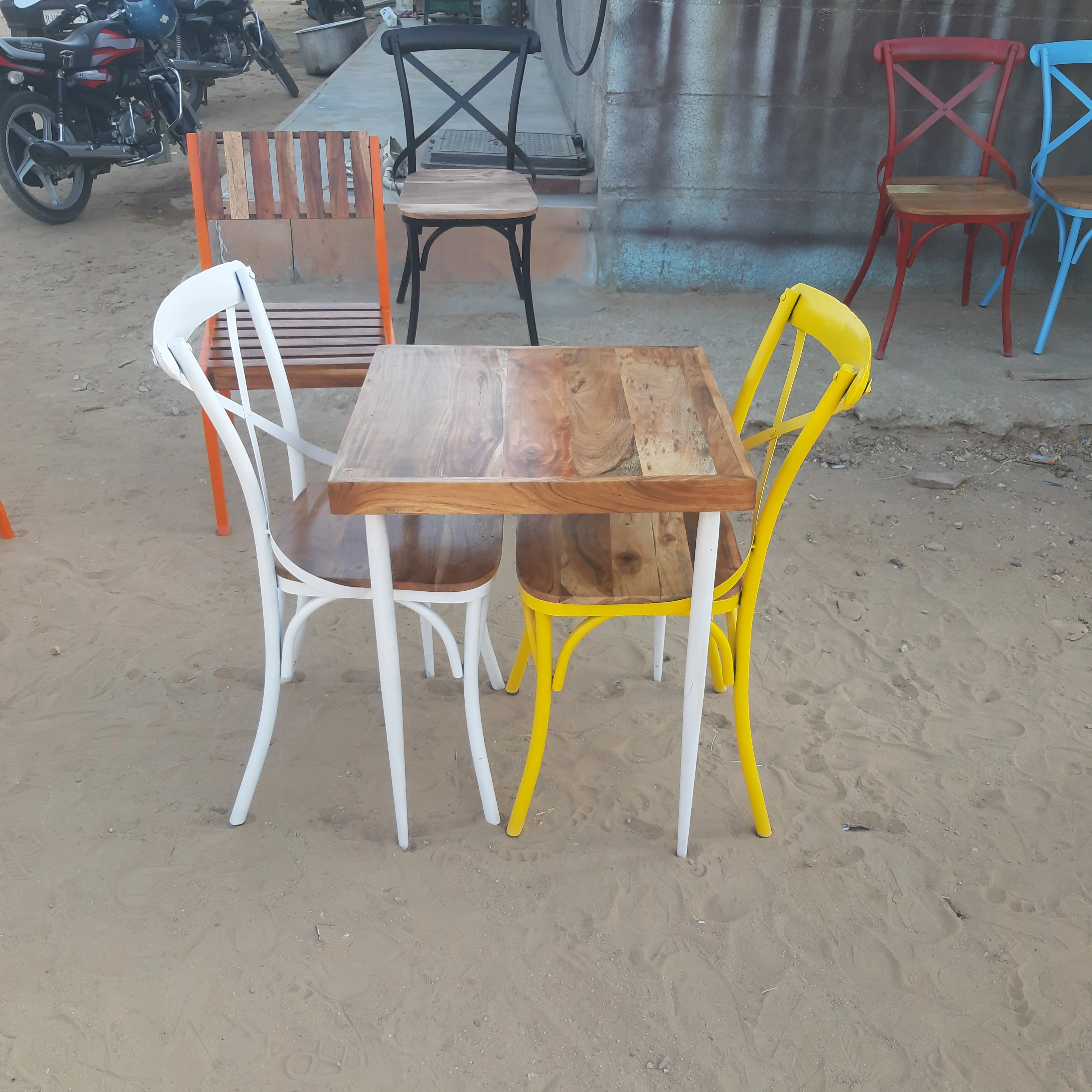 Modern Industrial Furniture for Restaurants Bars Hotels Clubs-Wood Leather Iron PU-Booth Sofas Outdoor Dining Gym Gear