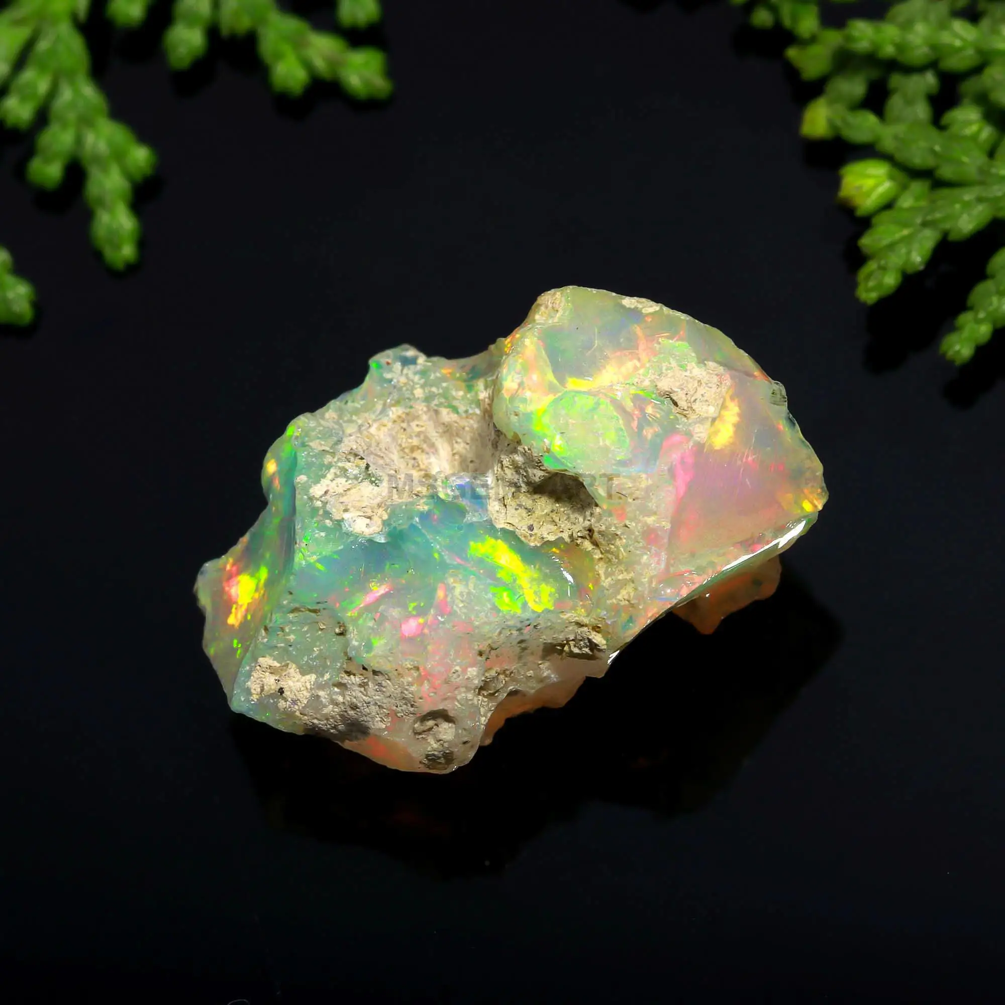 Outstanding Natural Ethiopian Opal Rough Uncut and Untreated Fire Opal Diamond Gemstone Material Emerald Wholesale Supply