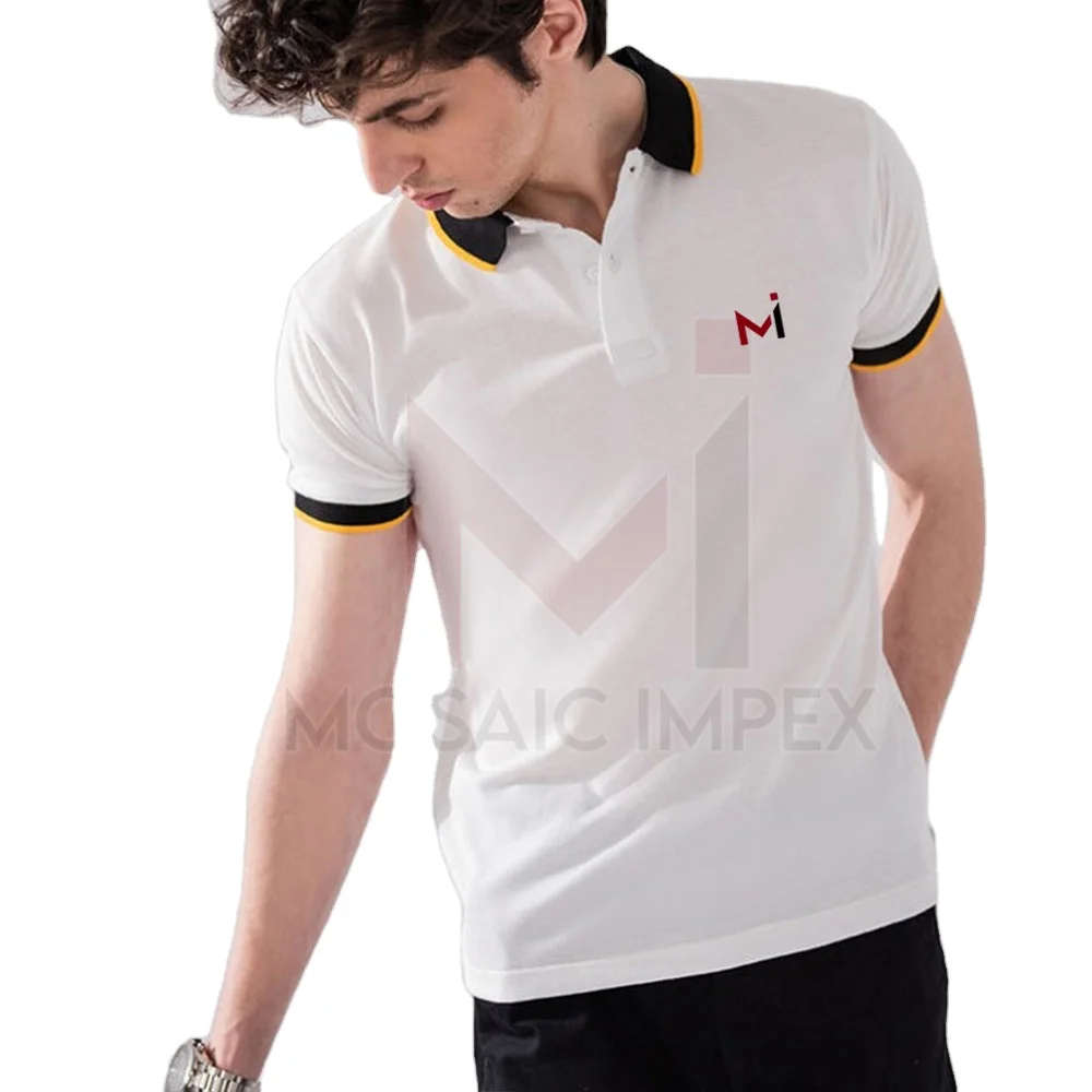 Мужская футболка-поло с коротким рукавом