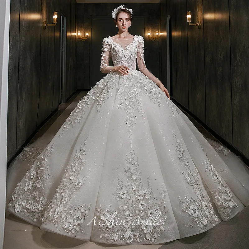 2023 Design Plus Size Evening Petticoat for Wedding Gowns Dress Petal Fairy Bridesmaid Dresses for Bride Luxury Beaded  for Rent