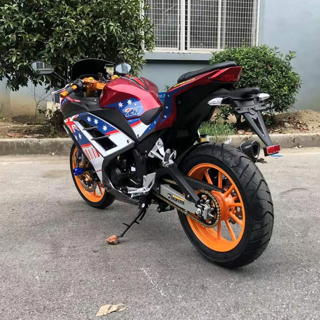 New Sticker High Quality NINJA ABS Sportbike CBB oil cooling engine Gasoline racing Motorcycles 150cc motorbike