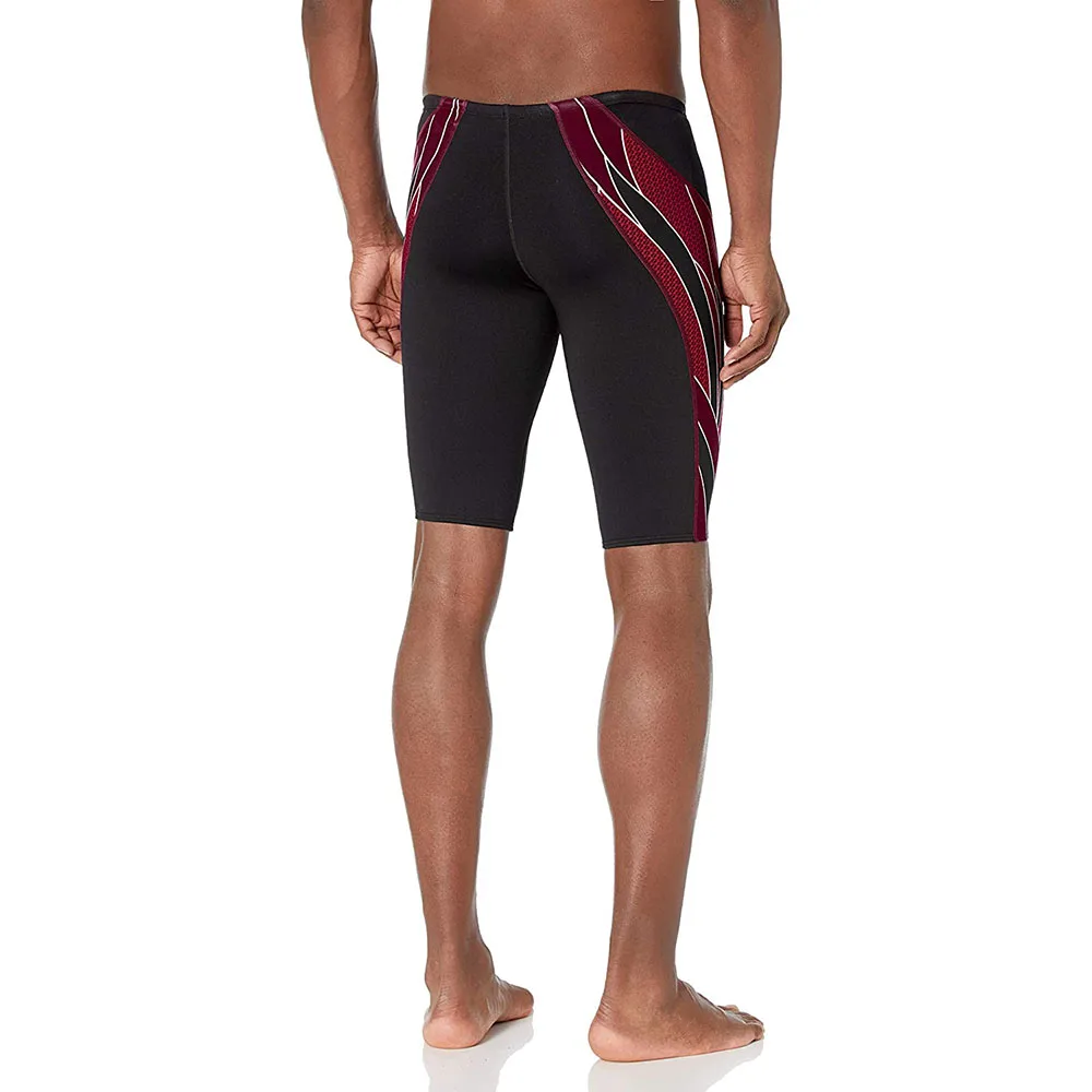 Custom Mens Swim Jammers Youth Competitive Swim Team Suit UPF 50+ Quick Dry Athletic Swim Shorts OEM Surfing Shorts for Sale