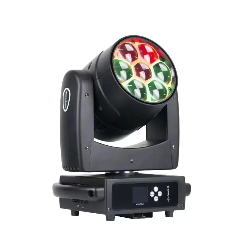 7 шт. 40 Вт пчелиный глаз 8 глаз Rgbw Луч движущиеся головки сценического освещения Dj диско светодиодный свет