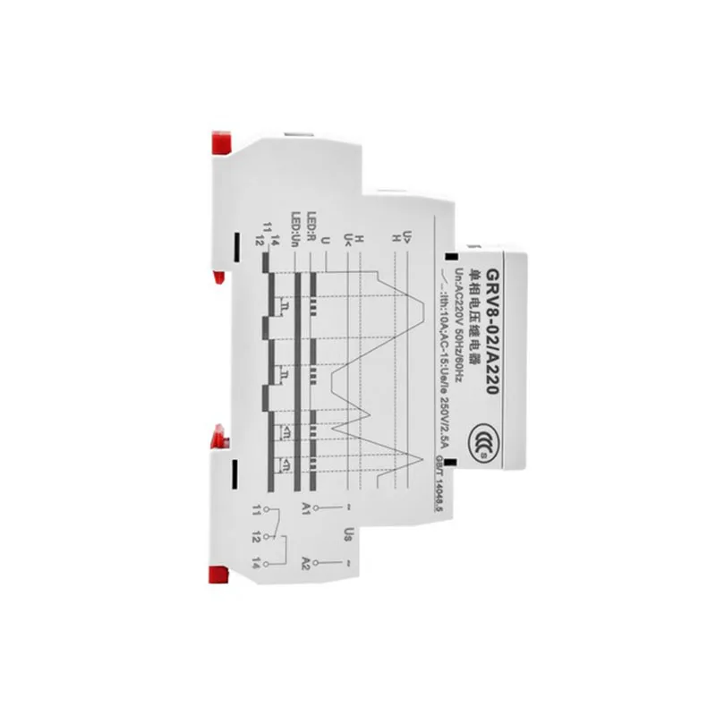 Single Pole Ac Voltage Relay Differential High Voltage Protection Relay For Pump Controller