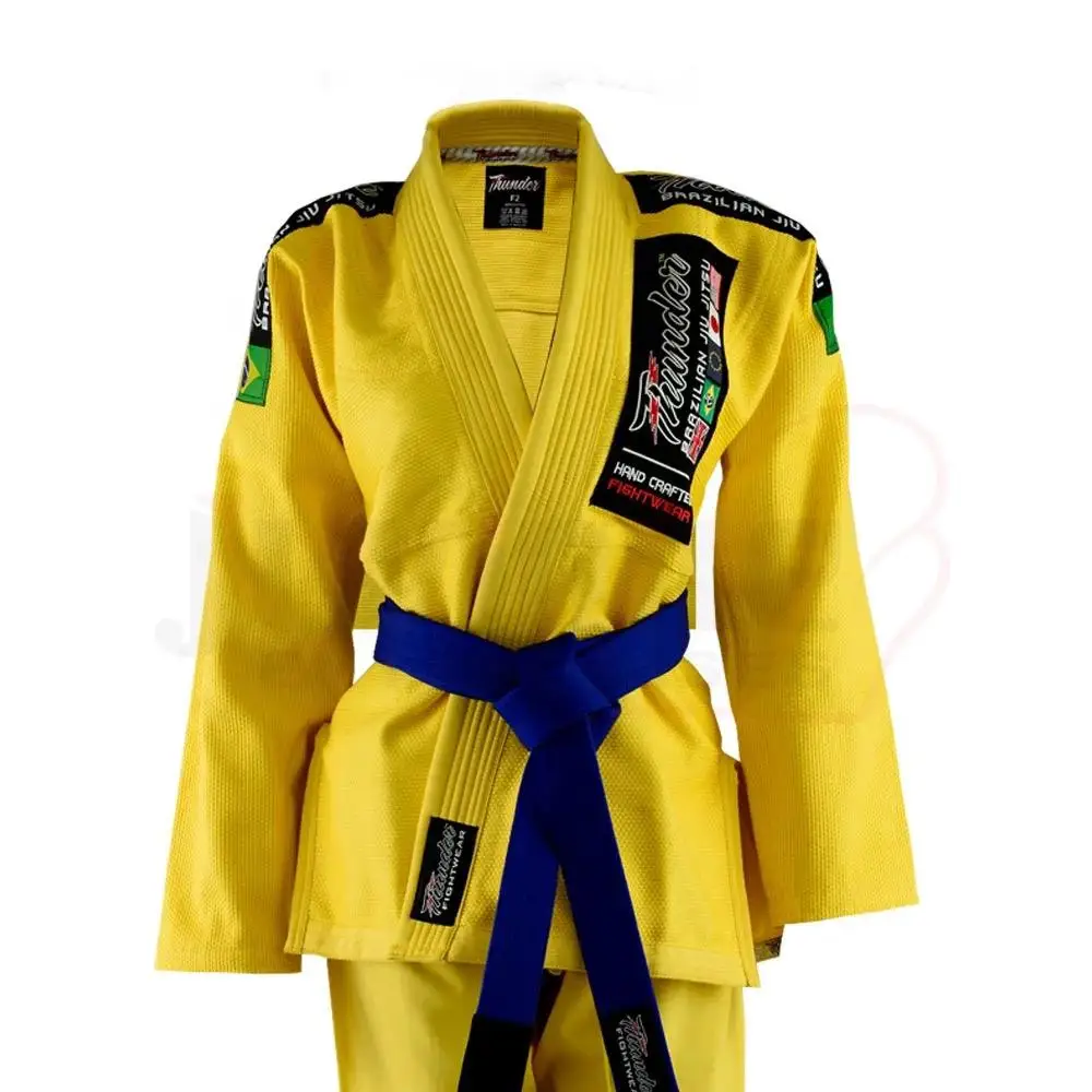 Professional Plain Jiu Jitsu Blue Gi Bjj kimono BJJ Gis Custom BJJ Gi White for Men Brazilian jiujitsu Uniform